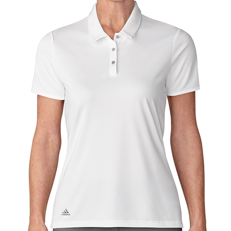 ADIDAS Performance Short Sleeve Women's Polo-White/L CD3998